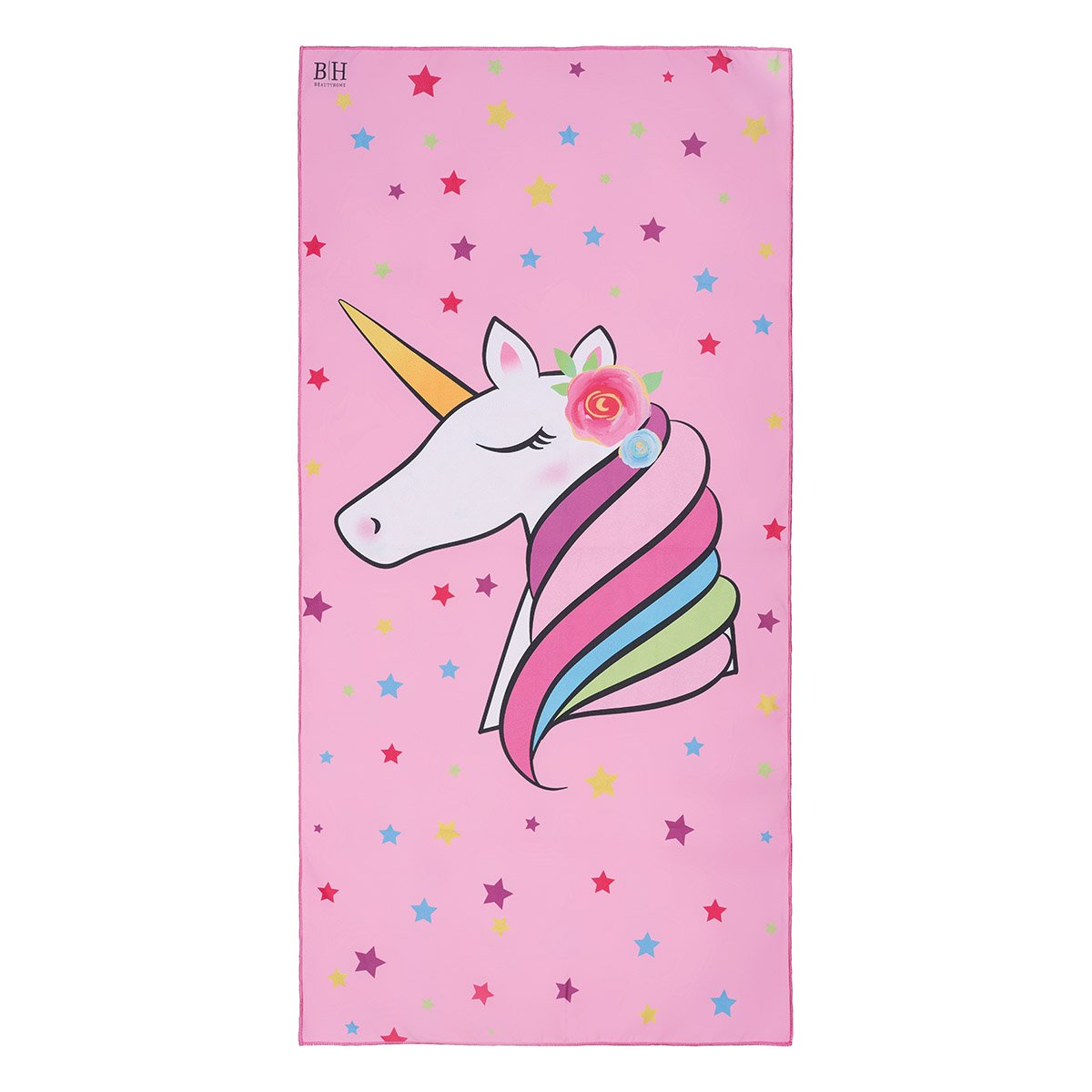 2266 Beauty Home Πετσέτα θαλάσσης διπλής όψης παιδική Αrt 2266 Ροζ - Image 1