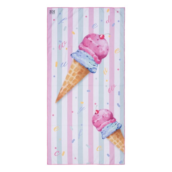 Beauty Home Πετσέτα θαλάσσης διπλής όψης παιδική Αrt 2267 Ροζ