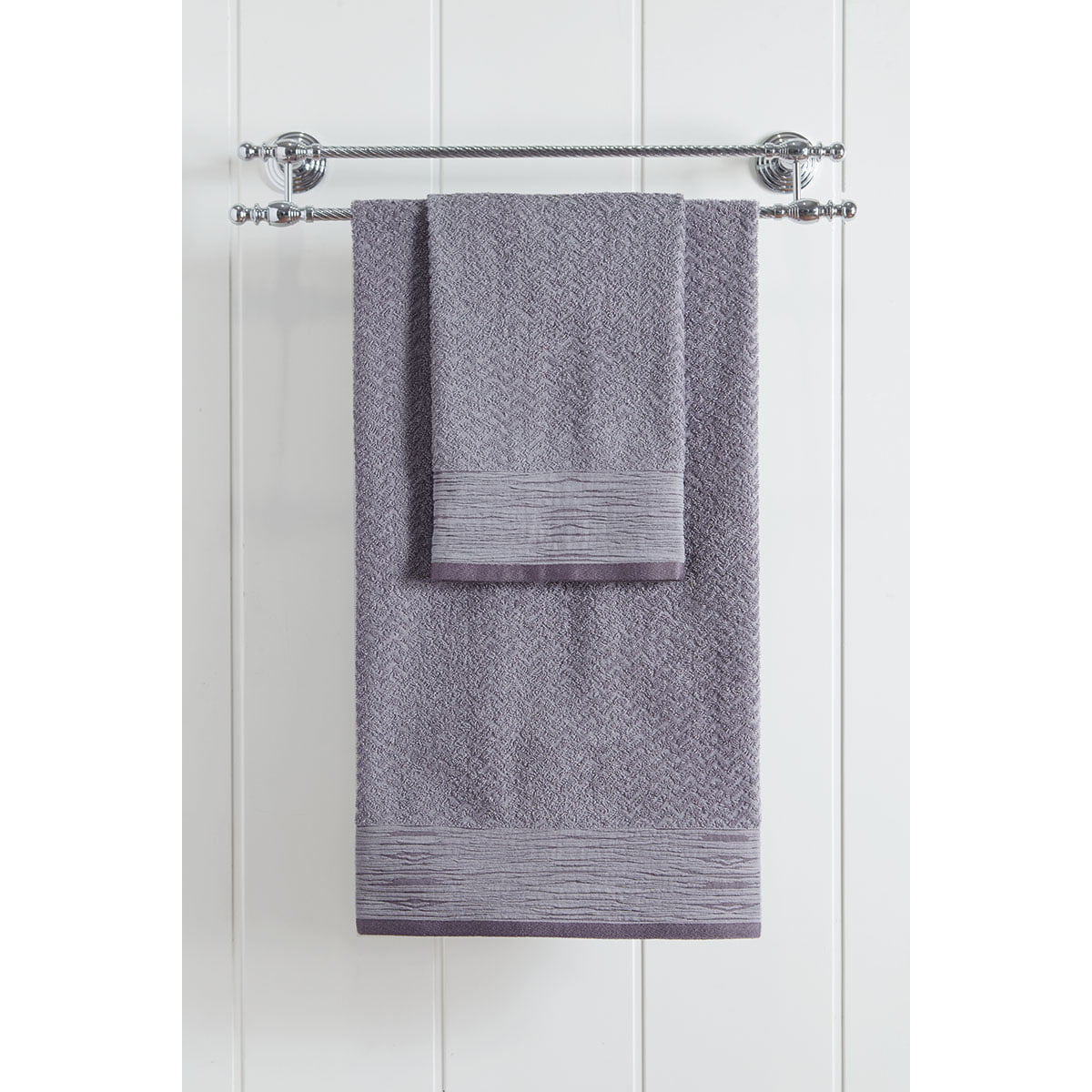 3235 Beauty Home Πετσέτα προσώπου Art 3235 50x90 Γκρι - Image 1