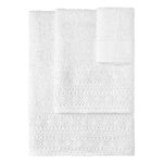 Beauty Home Σετ πετσέτες 3τμχ με δαντέλα Art 3441 (30x50+50x90+70x140) Λευκό