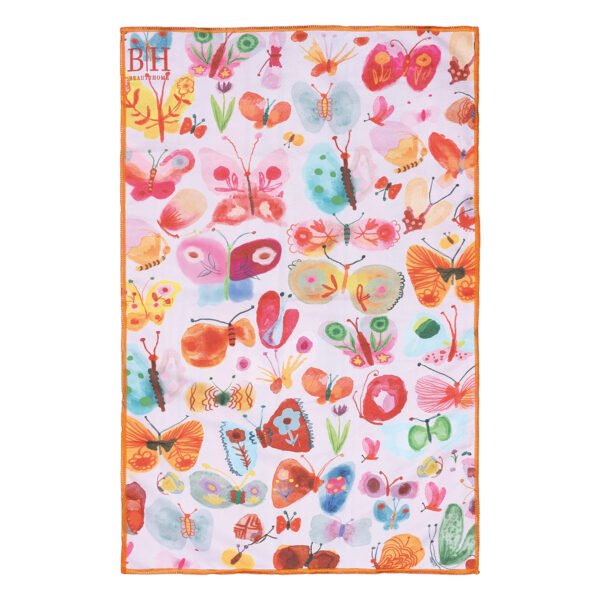 Beauty Home Πετσέτα κουζίνας διπλής όψης Art 8652 40x60 Φουξ