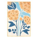 Beauty Home Πετσέτα κουζίνας διπλής όψης Art 8658 40x60 Μπλε,Κίτρινο