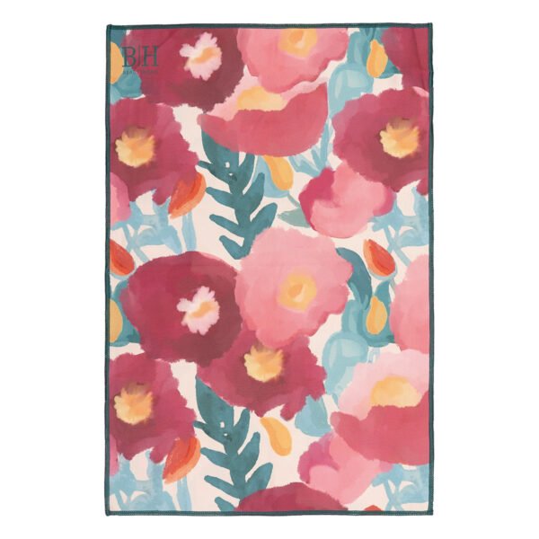 Beauty Home Πετσέτα κουζίνας διπλής όψης Art 8661 40x60 Ροζ,Πράσινο