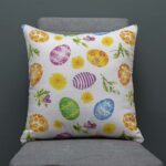 Πασχαλινή Μαξιλαροθήκη 45x45 Cotone | Est eggs