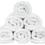 Beauty Home Πετσέτα Λαβέτα Ξενοδοχείου Smooth 500gsm plain Art Ε3004 100% Cotton 30x30 Λευκό