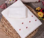 Σετ Πετσέτες Παιδικές 2 Τεμαχίων Nef Nef Lady Bug Ecru - Image 3