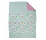 Κουβερλί Μονό Παιδικό 180×240 Nef Nef Sky Is A Zoo Mint - Image 5