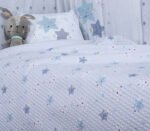 Κουβέρτα Πικέ Κούνιας 110×150 Nef Nef Explore The Universe L.Blue - Image 2