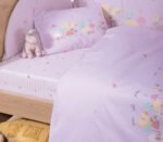 Σετ Σεντόνια Κούνιας 120×170 Nef Nef Petit Jardin Lilac - Image 5