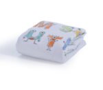 Κουβερλί Κούνιας 110×140 Nef Nef Alphabet Monster Pistachio - Image 5