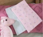 Σετ Σεντόνια Βρεφικά Λίκνου 70×120 Nef Nef Wings Of Joy Pink - Image 3