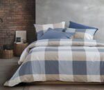 Σετ Σεντόνια Διπλά 200×270 Nef Nef Casual Check Denim - Image 3