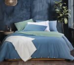 Σετ Σεντόνια Υπέρδιπλα 240×270 Nautica Nau Wave Solid Linen - Image 2