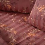 Beauty Home Σετ σεντόνια υπέρδιπλα με λάστιχο Art 12210 Indra 100% Βαμβακοσατέν 300tc 170x200+30 Σάπιο μήλο - Image 2