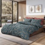 Beauty Home Σετ σεντόνια υπέρδιπλα Art 12217 Gemini 100% Βαμβακοσατέν 300tc 240x270 Κυπαρισσί