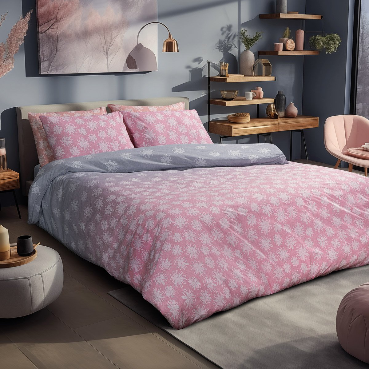 1500004801 LINO ΣΕΤ ΣΕΝΤΟΝΙΑ FLORITO PINK 230X260 - Image 1
