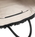 Τσάντα Ώμου 40x35x20 Shoulder Beach Bag Feel And Touch Caribbean Black - Image 4