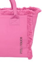Τσάντα Χειρός 26x24x16 Hand Beach Bag Feel And Touch Caribbean Pink - Image 5