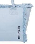 Τσάντα Χειρός 26x24x16 Hand Beach Bag Feel And Touch Caribbean Ciel - Image 6