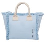 Τσάντα Χειρός 26x24x16 Hand Beach Bag Feel And Touch Caribbean Ciel-Ammos - Image 3