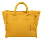 Τσάντα Χειρός 26x24x16 Hand Beach Bag Feel And Touch Caribbean Mustard - Image 3