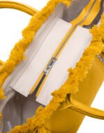 Τσάντα Χειρός 26x24x16 Hand Beach Bag Feel And Touch Caribbean Mustard - Image 8