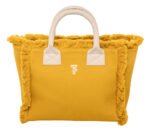 Τσάντα Χειρός 26x24x16 Hand Beach Bag Feel And Touch Caribbean Mustard-Ammos - Image 5