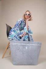 Τσάντα Παραλίας 40x68x40 Feel And Touch Icon Titanium - Image 2