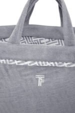 Τσάντα Παραλίας 40x68x40 Feel And Touch Icon Titanium - Image 3