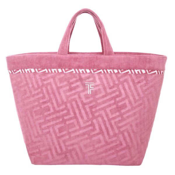 Τσάντα Παραλίας 40x68x40 Feel And Touch Icon Wild Rose