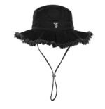 Καπέλο Παραλίας Feel And Touch Caribbean Black - Image 2