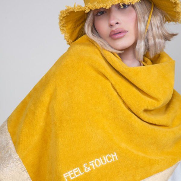 Καπέλο Παραλίας Feel And Touch Caribbean Mustard