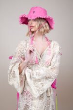 Καπέλο Παραλίας Feel And Touch Caribbean Pink