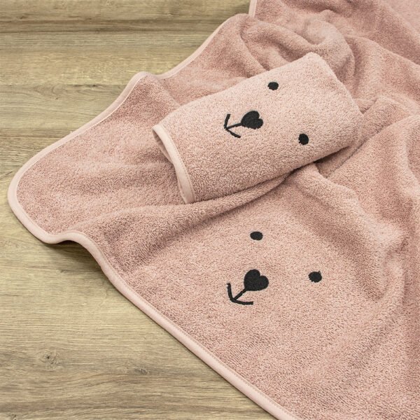 LINO ΣΕΤ ΠΕΤΣΕΤΕΣ LOVEBEAR PINK 2ΤΜΧ