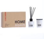 Κερί Αρωματικό Σετ Με Αρωματικό Χώρου Home Again 70gr & 50ml White Nef-Nef Homeware
