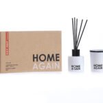 Κερί Αρωματικό Σετ Με Αρωματικό Χώρου Home Again 70gr & 50ml White Nef-Nef Homeware