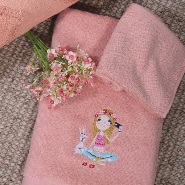 Σετ Πετσέτες Παιδικές 2 Τεμαχίων Nef Nef Camping Coral