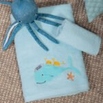 Σετ Πετσέτες Παιδικές 2 Τεμαχίων Nef Nef Pacific Aqua