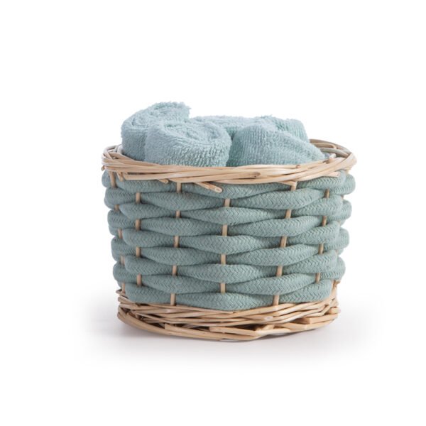 Σετ Πετσέτες 5 Τεμαχίων 30×30 Με Καλαθάκι Nef Nef Borra Aqua
