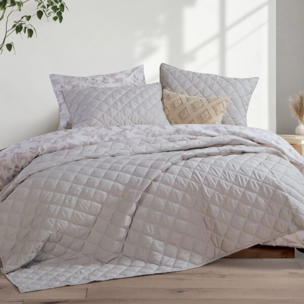 Κουβερλί Υπέρδιπλο 230×240 Nef Nef Olga Grey