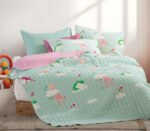 Κουβερλί Μονό Παιδικό 180×240 Nef Nef Sky Is A Zoo Mint