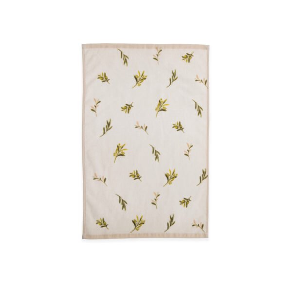 Ποτηρόπανο Βελουτέ 40×60 Nef Nef Olive Ecru