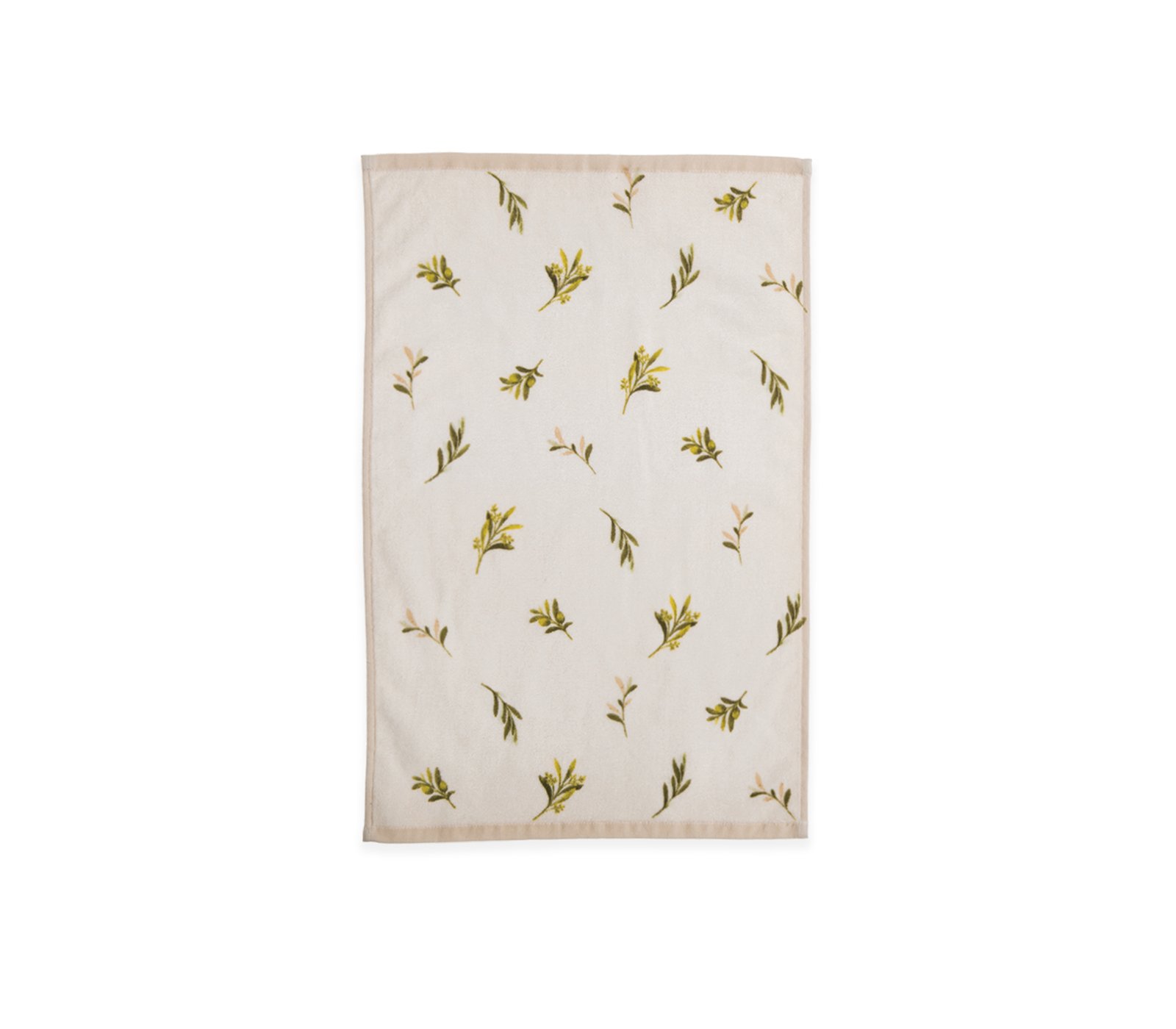 5205495603117 Ποτηρόπανο Βελουτέ 40×60 Nef Nef Olive Ecru - Image 1