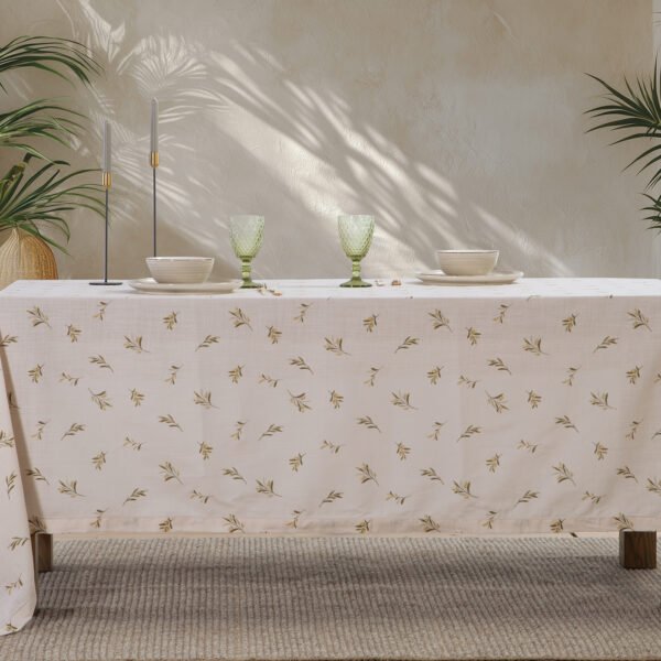 Τραπεζομάντηλο 150×250 Nef Nef Olive Ecru