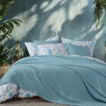 Κουβέρτα Πικέ Μονή 160×240 Nef Nef Elmer Blue-Aqua