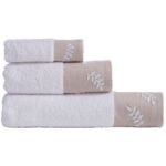 Σετ Πετσέτες 3 Τεμαχίων Nef Nef Amaranda White