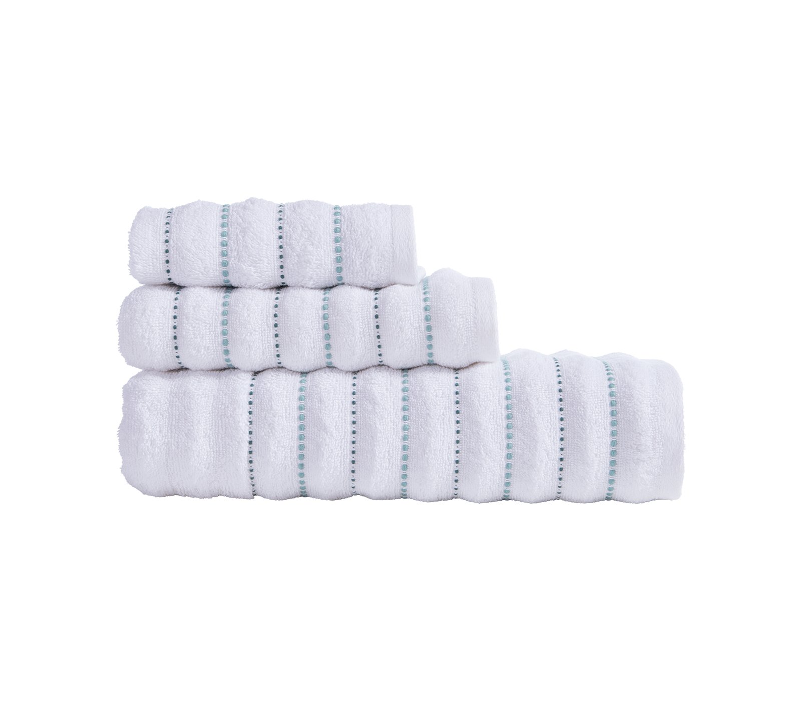 5205495604756 Σετ Πετσέτες 3 Τεμαχίων Nef Nef Sorento Blue-White - Image 1