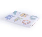 Κουβέρτα Πικέ Αγκαλιάς 80×110 Nef Nef Alphabet Monster White