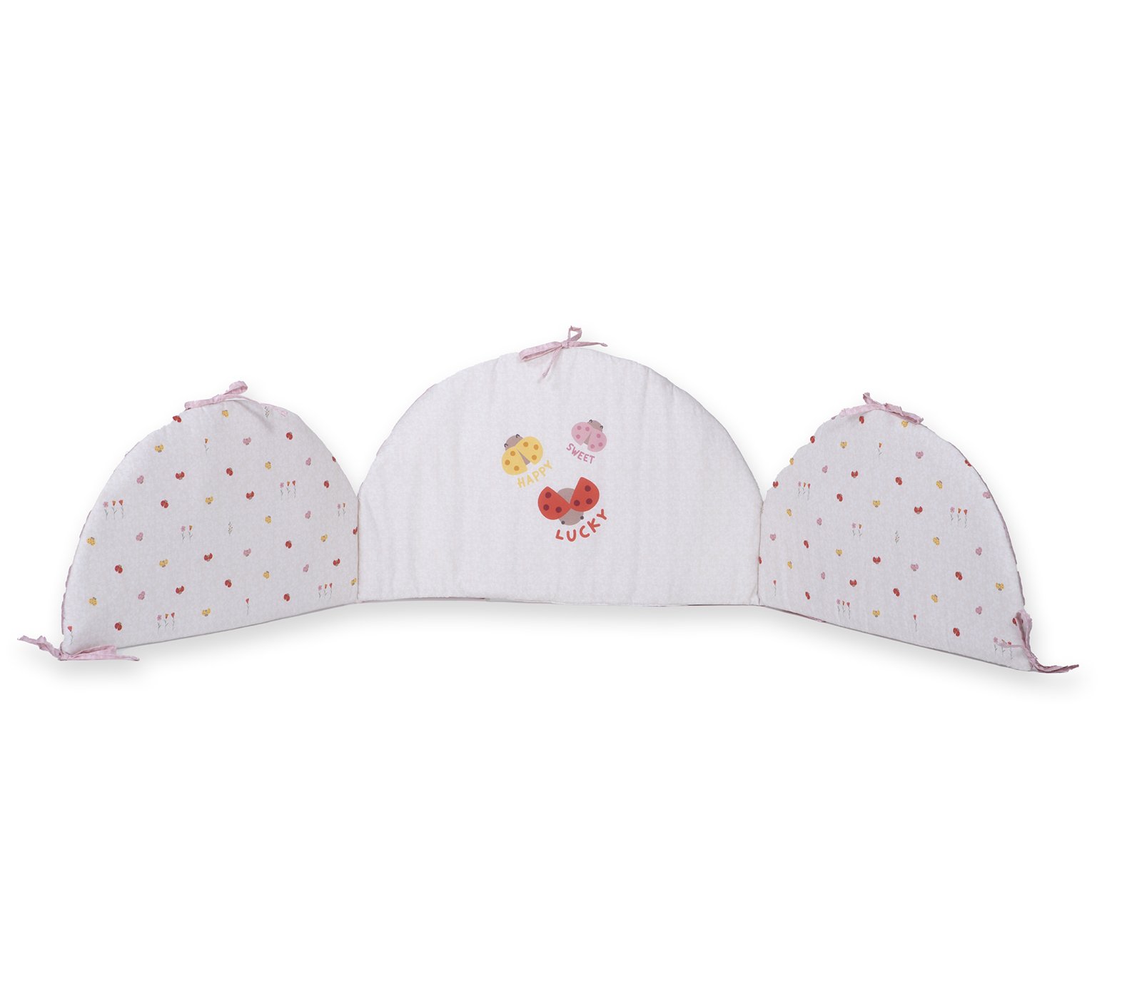 5205495605388 Πάντα Κούνιας 60+67+60×40 Nef Nef Lady Bug Ecru - Image 1