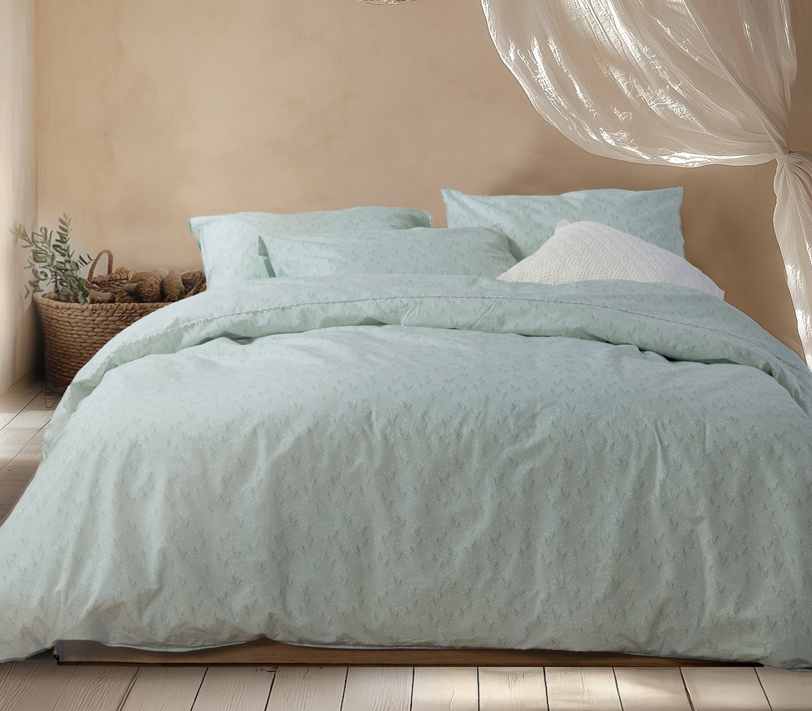 5205495605456 Σετ Σεντόνια Υπέρδιπλα 240×270 Nef Nef Josefine Mint - Image 1